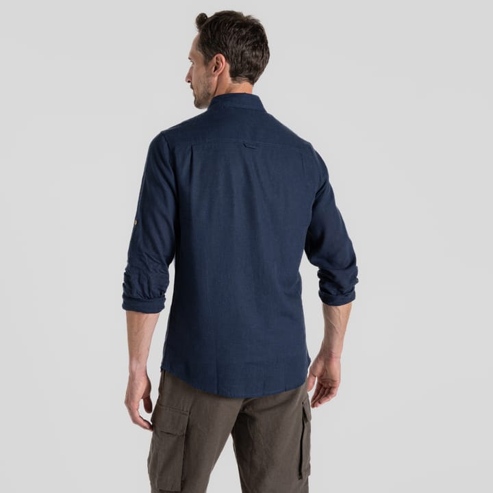 Craghoppers Men's Alexis Long Sleeved Shirt Blue Navy Craghoppers Craghoppers Men's Alexis Long Sleeved Shirt Blue Navy Craghoppers