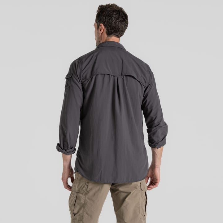 Craghoppers Men's Nosilife Adventure Long Sleeved Shirt III Black Pepper Craghoppers