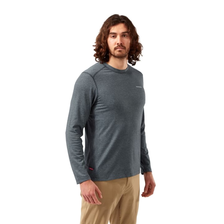 Craghoppers NosiLife Talen Long Sleeved T-Shirt Black Pepper Marl Craghoppers Craghoppers NosiLife Talen Long Sleeved T-Shirt Black Pepper Marl Craghoppers