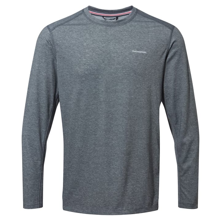 Craghoppers NosiLife Talen Long Sleeved T-Shirt Black Pepper Marl Craghoppers
