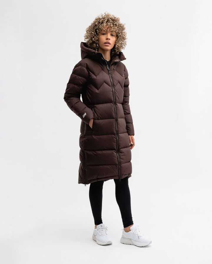Mountain Works Women's Cocoon Down Coat Earthy Brown Mountain Works