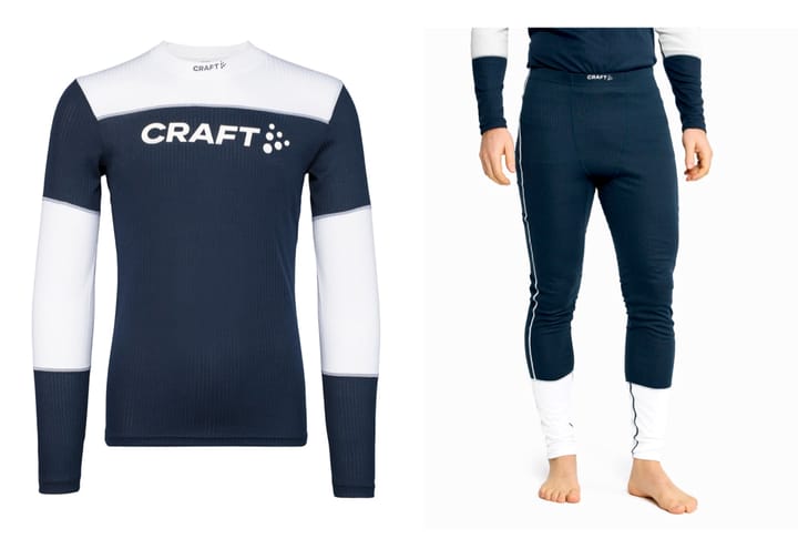 Craft Nor Baselayer Set M Blaze-White Craft