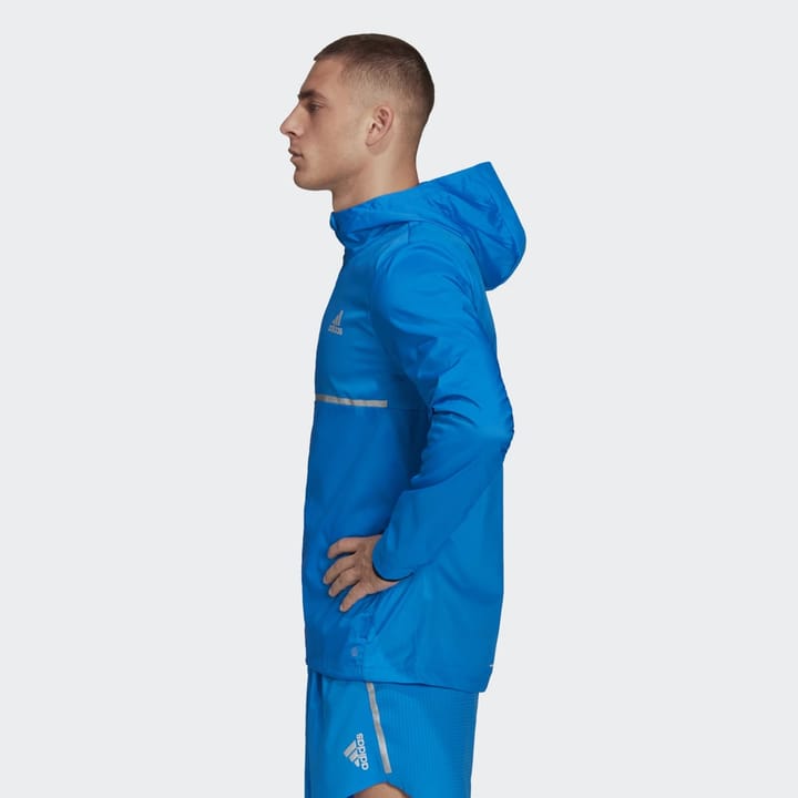 Adidas Men's Own The Run Jacket Blurus/Refsil Adidas Adidas Men's Own The Run Jacket Blurus/Refsil Adidas