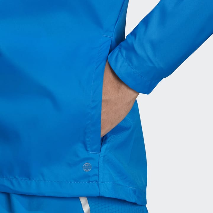 Adidas Men's Own The Run Jacket Blurus/Refsil Adidas Adidas Men's Own The Run Jacket Blurus/Refsil Adidas