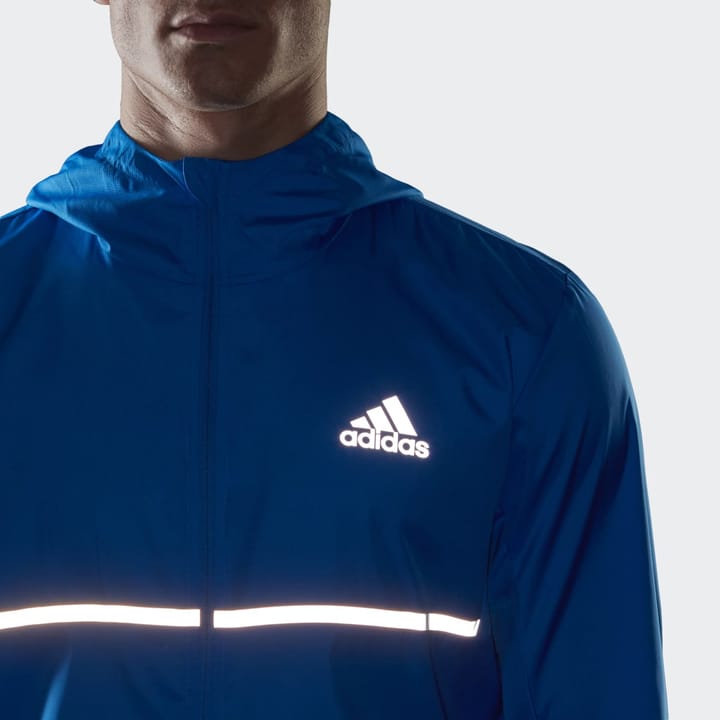 Adidas Men's Own The Run Jacket Blurus/Refsil Adidas Adidas Men's Own The Run Jacket Blurus/Refsil Adidas