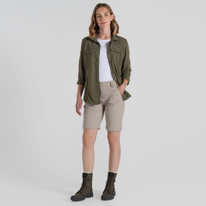 Craghoppers Women's Nosilife Pro Convertible Trouser III Soft Mushroom Craghoppers