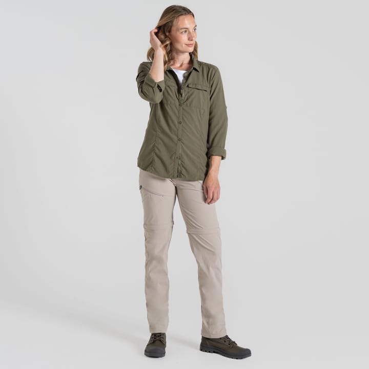 Craghoppers Women's Nosilife Pro Convertible Trouser III Soft Mushroom Craghoppers