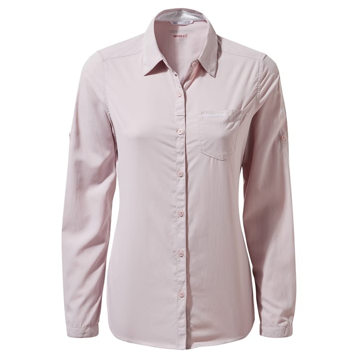 Craghoppers NosiLife Bardo Long-Sleeved Shirt Brushed Lilac Craghoppers