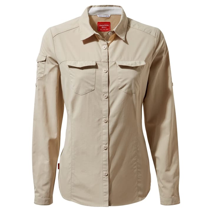 Craghoppers Women's NosiLife Adventure Longsleeve Shirt Desert Sand Craghoppers Craghoppers Women's NosiLife Adventure Longsleeve Shirt Desert Sand Craghoppers