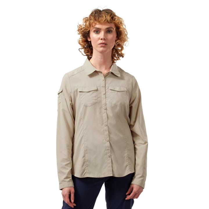 Craghoppers Women's NosiLife Adventure Longsleeve Shirt Desert Sand Craghoppers Craghoppers Women's NosiLife Adventure Longsleeve Shirt Desert Sand Craghoppers