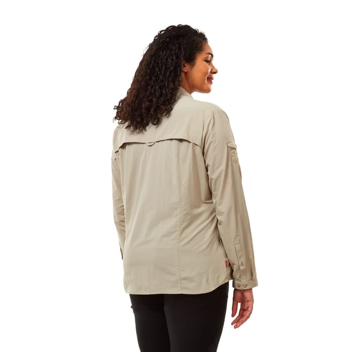 Craghoppers Women's NosiLife Adventure Longsleeve Shirt Desert Sand Craghoppers Craghoppers Women's NosiLife Adventure Longsleeve Shirt Desert Sand Craghoppers