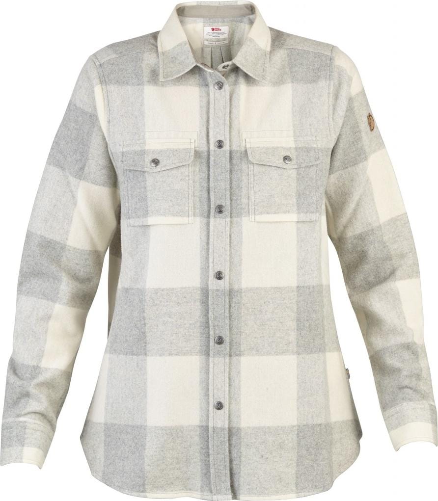 Fjällräven Women's Canada Shirt Longsleeve Fog/Chalk White