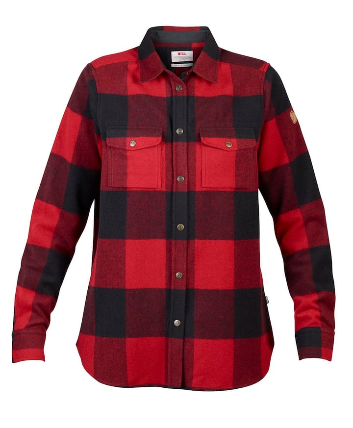 Fjällräven Canada Shirt LS W Red Fjällräven