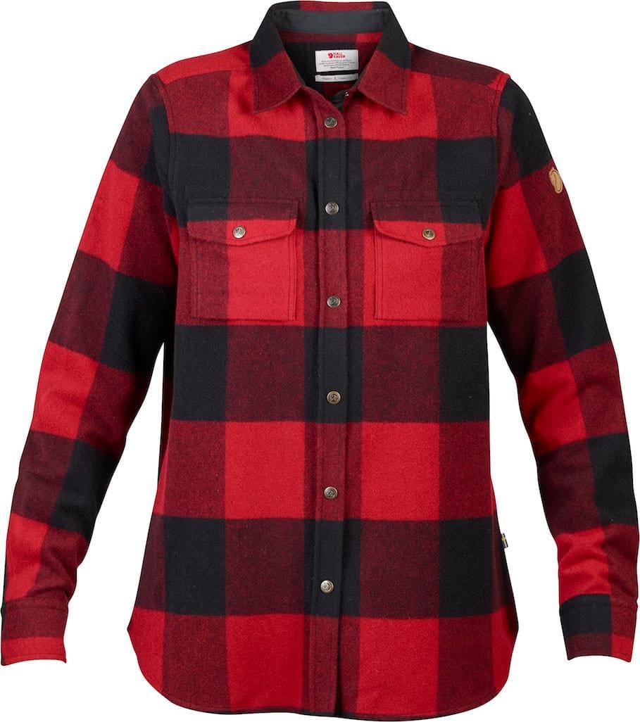 Fjällräven Women's Canada Shirt Longsleeve Red