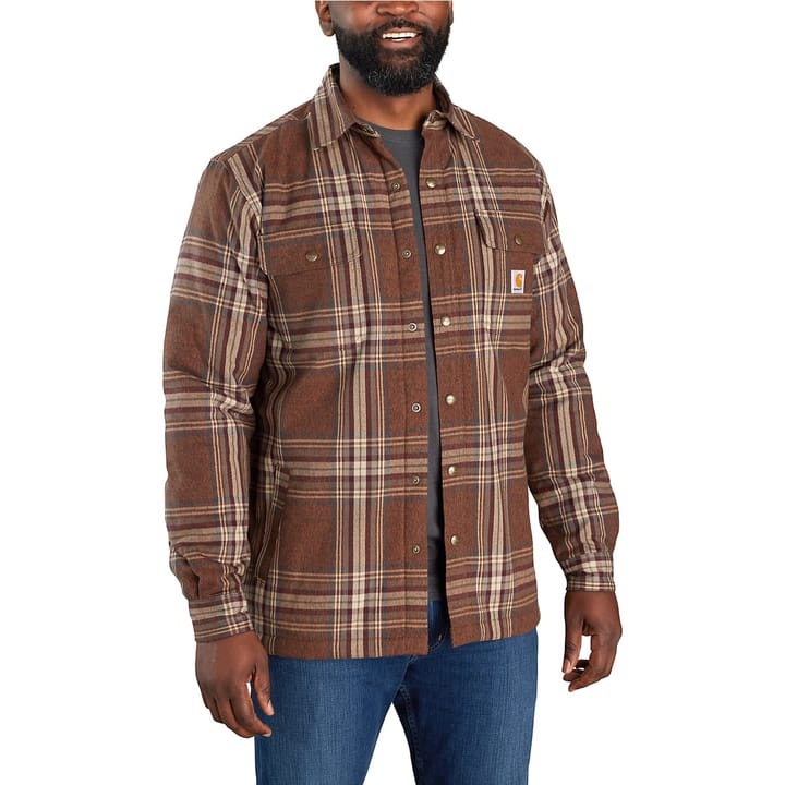 Carhartt Flannel Sherpa Lined Shirt Jac Burnt Sienna Carhartt