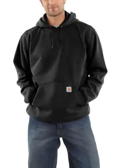 CARHARTT : ブラックフーディ Carhartt-Hooded-Sweatshirt-