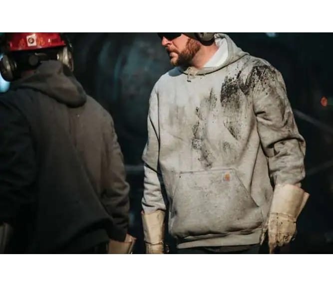Carhartt Hooded Sweatshirt Heather Grey Carhartt Carhartt Hooded Sweatshirt Heather Grey Carhartt