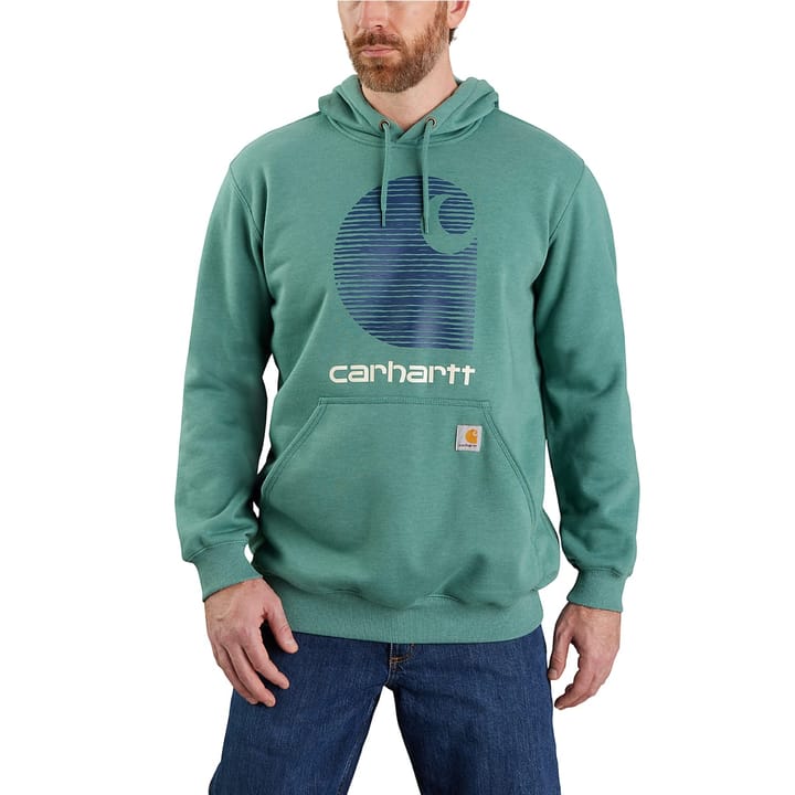 Carhartt Rain Defender C Logo Sweat Slate Green Heather Carhartt