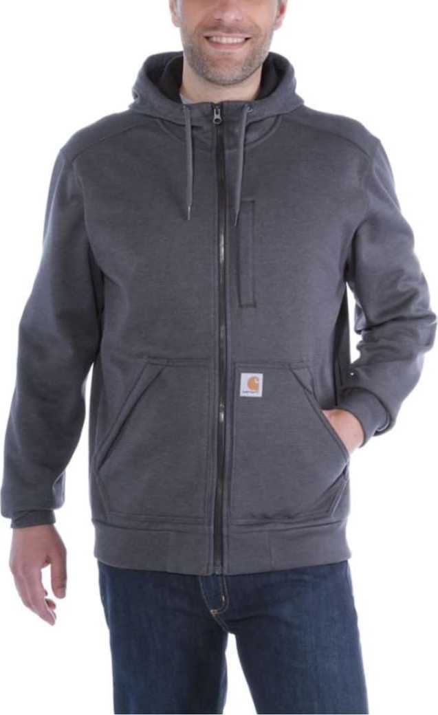 Carhartt Men's Wind Fighter Hooded Sweatshirt Carbon Heather