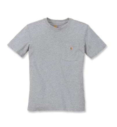 Carhartt Workw Pocket S/S T-Shirt Heather Grey Carhartt Carhartt Workw Pocket S/S T-Shirt Heather Grey Carhartt