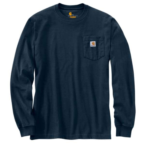 Carhartt Workwear Pocket T-Shirt L/S Navy Carhartt