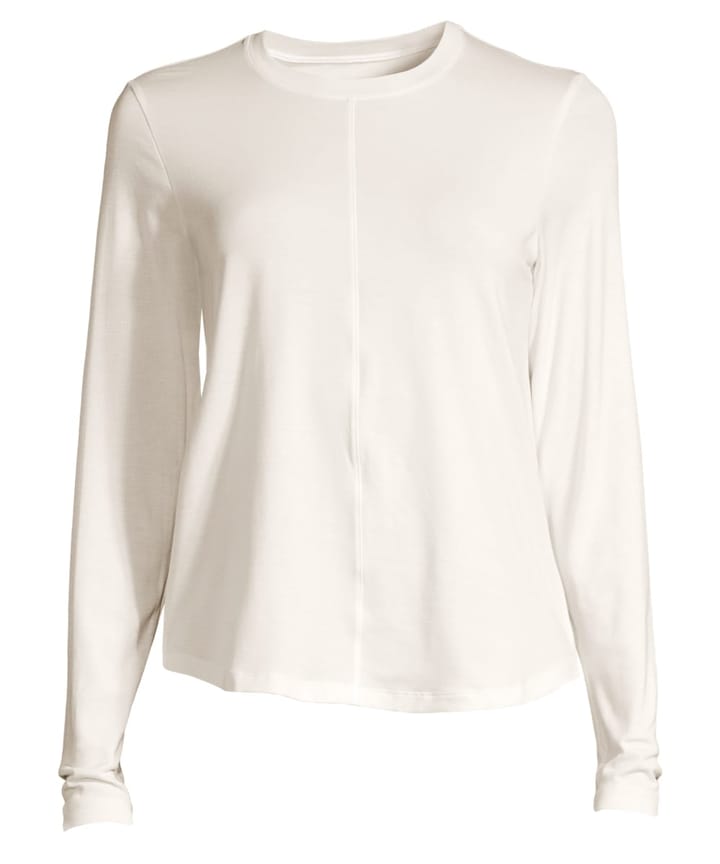 Casall Women's Delight Crew Neck Long Sleeve Off White Casall