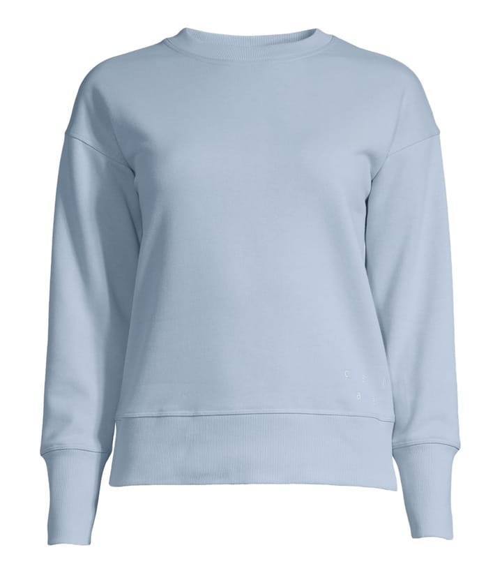 Casall Natural Dye Terry Crew Neck Joyous Blue Casall