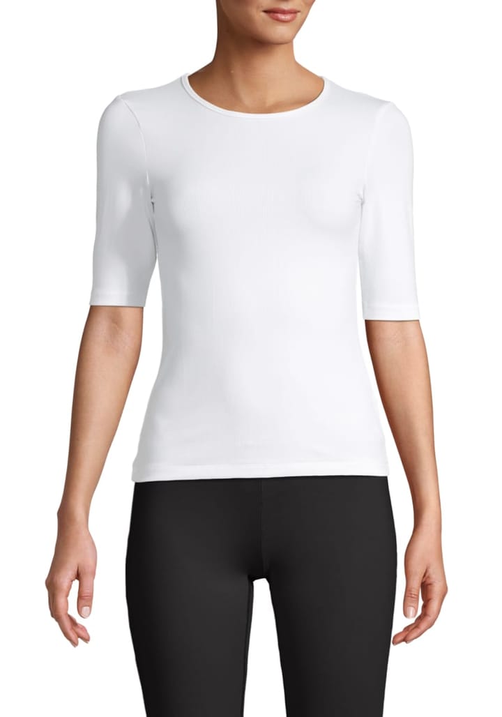 Casall Women's Rib Tee White Casall