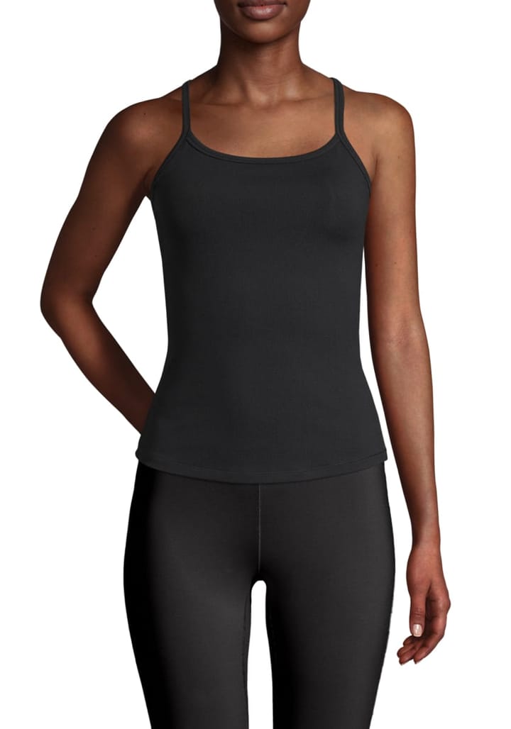 Casall Women's Strap Rib Tank Black Casall