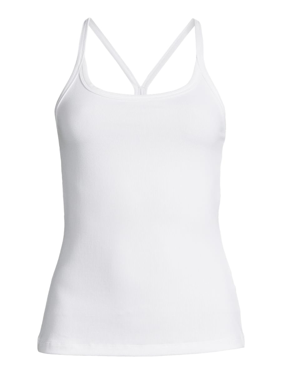 Casall Strap Rib Tank White