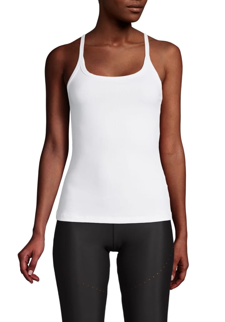 Casall Strap Rib Tank White Casall
