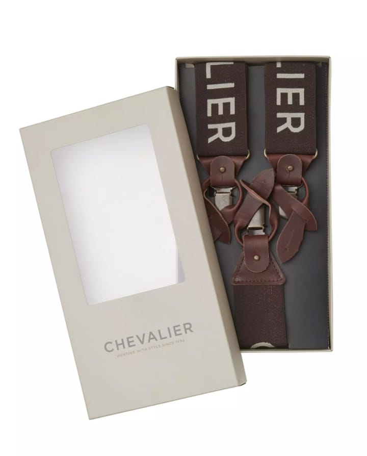 Chevalier Logo Suspenders Brown O/S Chevalier Chevalier Logo Suspenders Brown O/S Chevalier