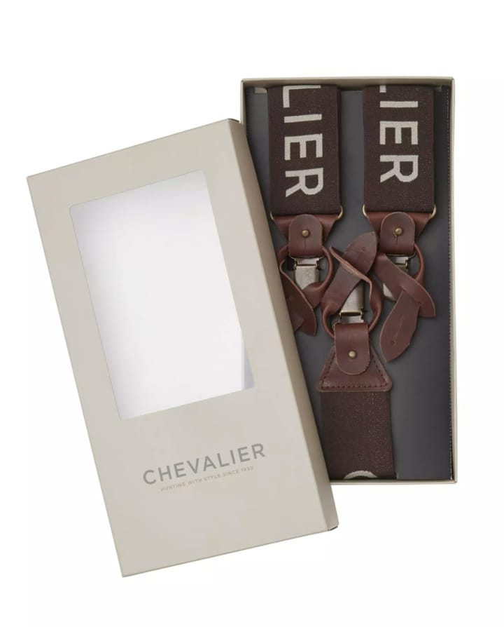 Chevalier Logo Suspenders Brown O/S Chevalier