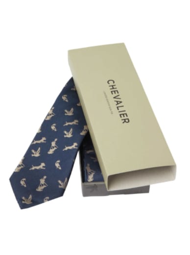 Chevalier Hunter Tie Hunter Blue Chevalier Chevalier Hunter Tie Hunter Blue Chevalier