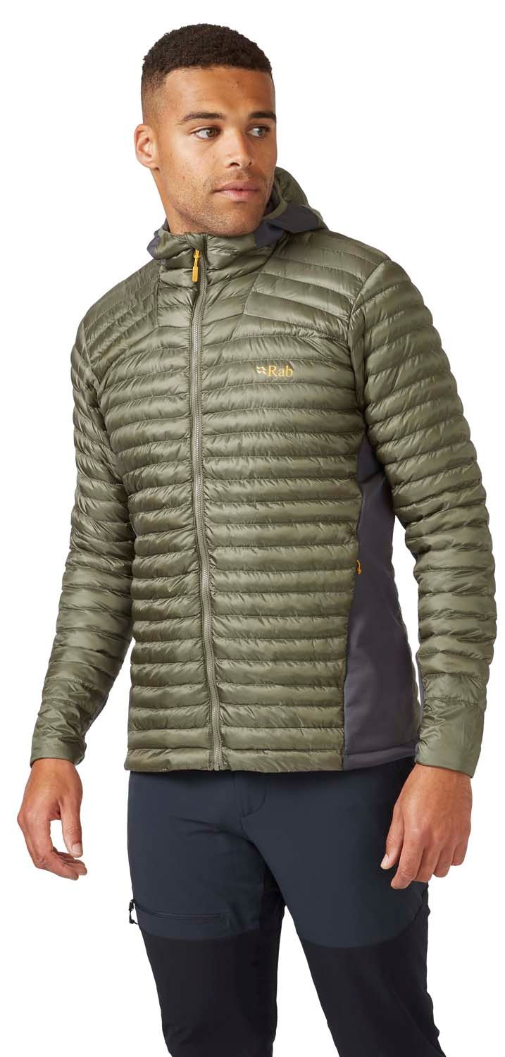 Rab Men's Cirrus Flex 2.0 Hoody Light Khaki Rab Rab Men's Cirrus Flex 2.0 Hoody Light Khaki Rab