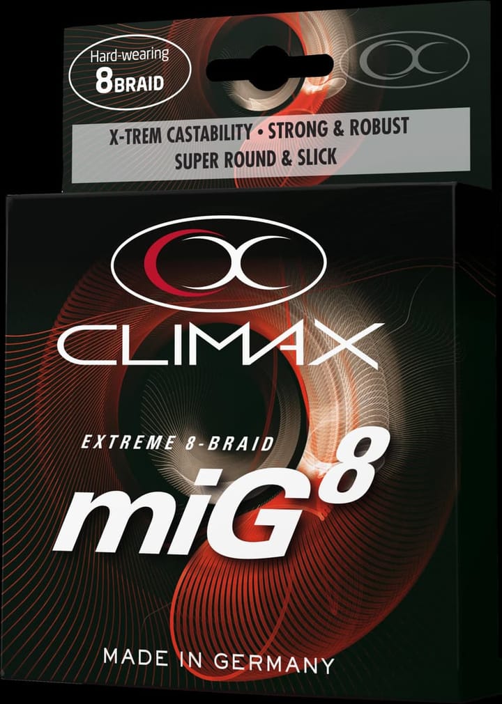 Climax Mig 8 Multifilament,135m Oliven 0,18mm 18,2kg Climax