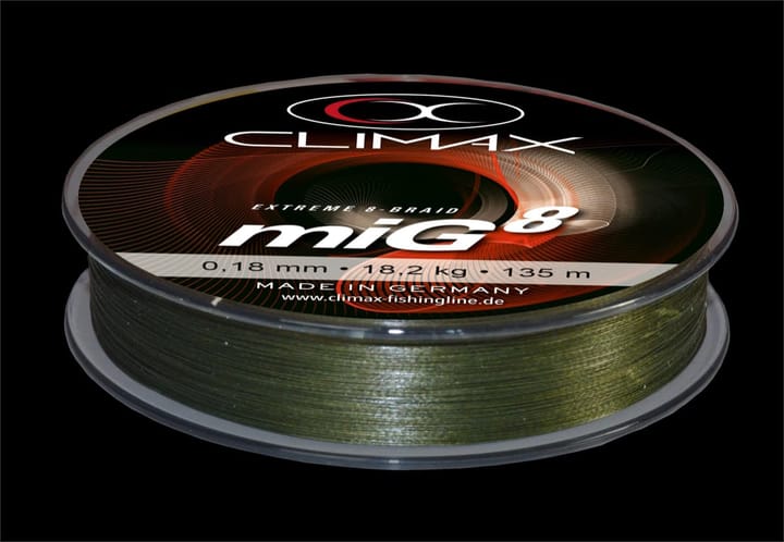 Climax Mig 8 Multifilament,275m Oliven 0,25mm 24,5kg 0,25 Climax