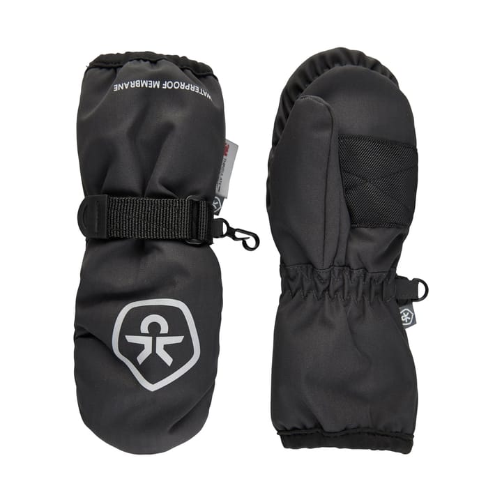 Color Kids Mittens-Waterproof Black Color Kids