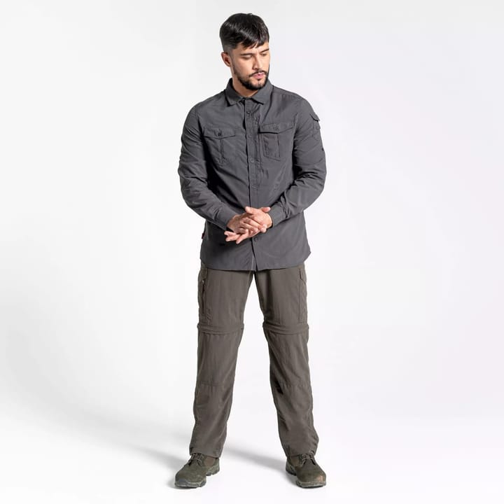 Craghoppers Nosilife Adventure Longsleeve Shirt Black Pepper Craghoppers Craghoppers Nosilife Adventure Longsleeve Shirt Black Pepper Craghoppers