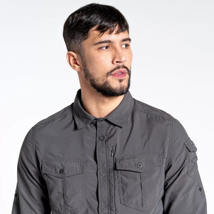 Craghoppers Nosilife Adventure Longsleeve Shirt Black Pepper Craghoppers Craghoppers Nosilife Adventure Longsleeve Shirt Black Pepper Craghoppers