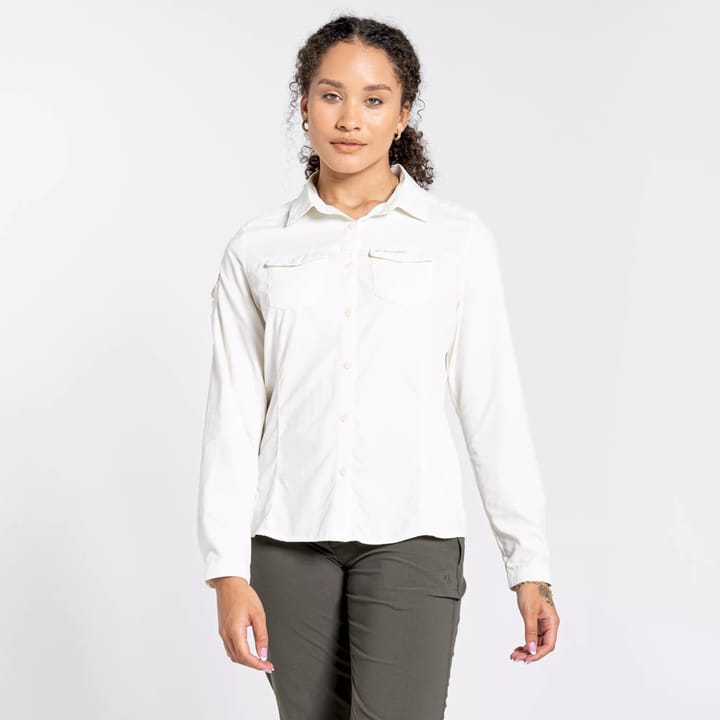 Craghoppers Women's NosiLife Adventure Longsleeve Shirt Sea Salt Craghoppers Craghoppers Women's NosiLife Adventure Longsleeve Shirt Sea Salt Craghoppers
