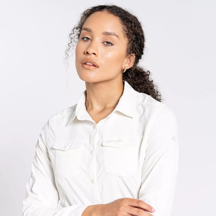 Craghoppers Women's NosiLife Adventure Longsleeve Shirt Sea Salt Craghoppers Craghoppers Women's NosiLife Adventure Longsleeve Shirt Sea Salt Craghoppers