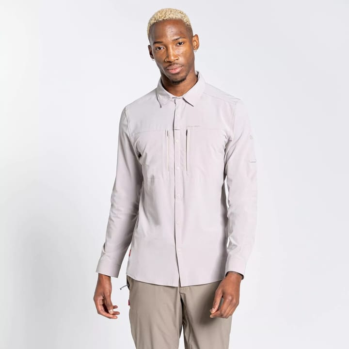 Craghoppers Nosilife Pro Longsleeve Shirt Men'S Parchment Craghoppers Craghoppers Nosilife Pro Longsleeve Shirt Men'S Parchment Craghoppers