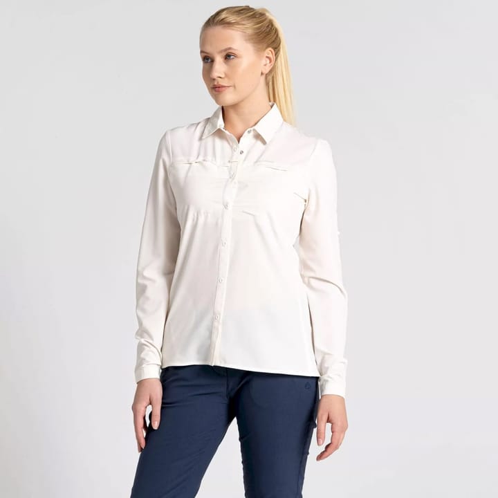 Craghoppers Nosilife Pro Longsleeve Shirt Women'S Sea Salt Craghoppers Craghoppers Nosilife Pro Longsleeve Shirt Women'S Sea Salt Craghoppers