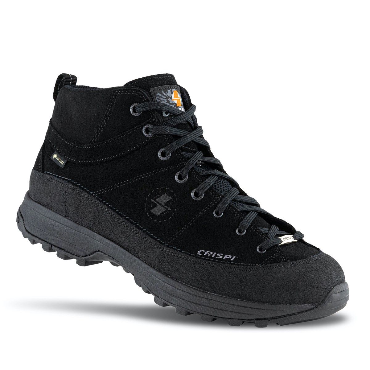 Crispi HIKINGSTØVEL A.WAY MID SUEDE GTX BLACK BLACK