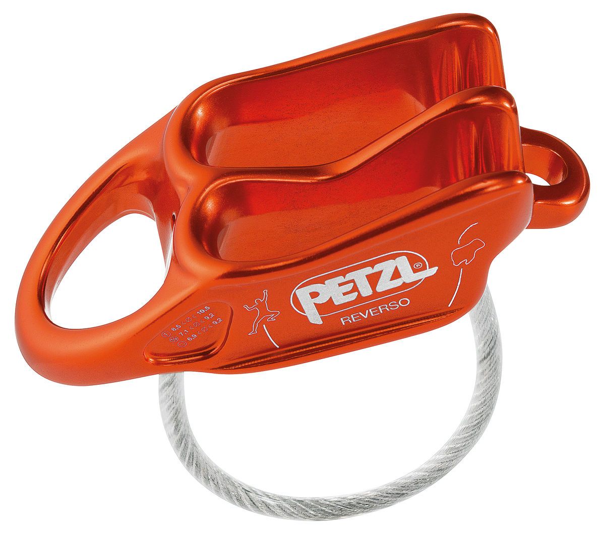 Petzl Reverso Taubrems Red