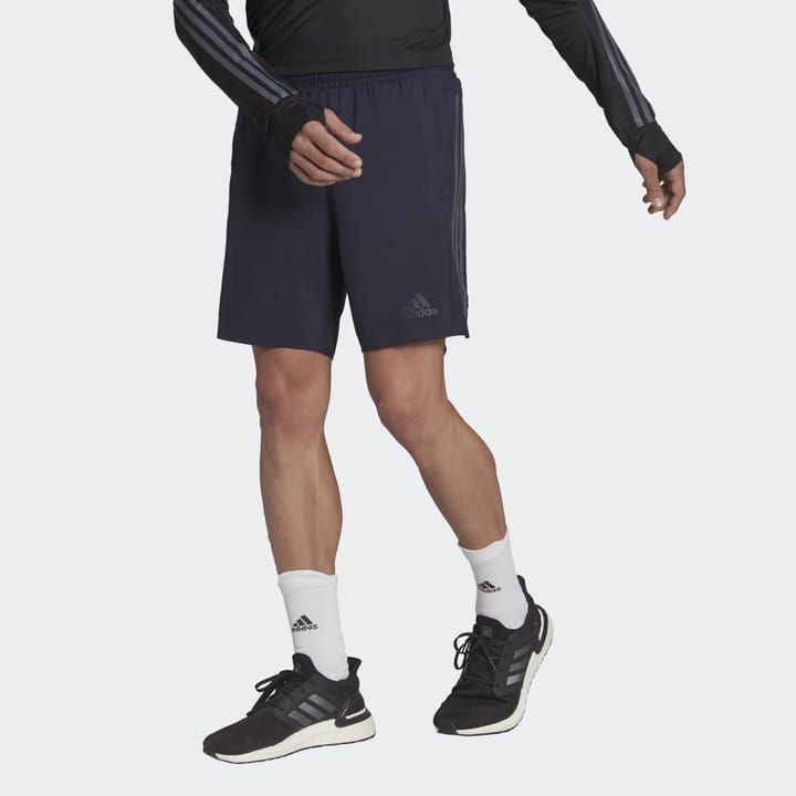 Adidas Men's Run Icon Full Reflective 3-Stripes Shorts Legend Ink Adidas Adidas Men's Run Icon Full Reflective 3-Stripes Shorts Legend Ink Adidas
