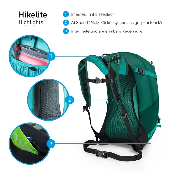 Osprey Hikelite 26 Aloe Green Osprey Osprey Hikelite 26 Aloe Green Osprey