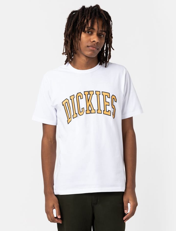 Dickies AITKIN TEE WHITE/HONEY GLD Dickies
