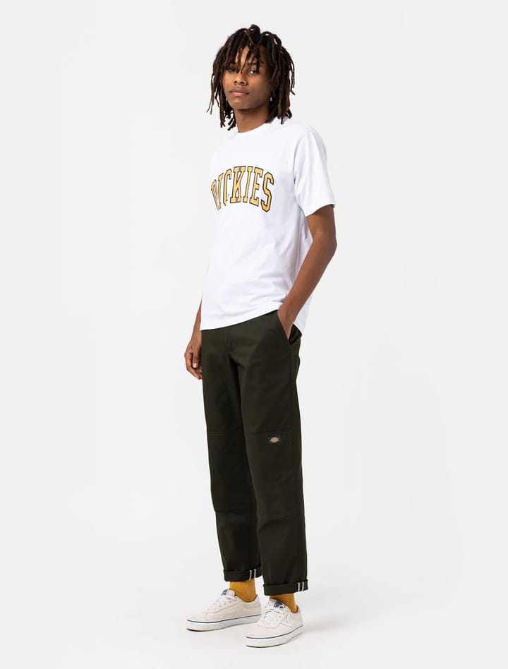 Dickies AITKIN TEE WHITE/HONEY GLD Dickies